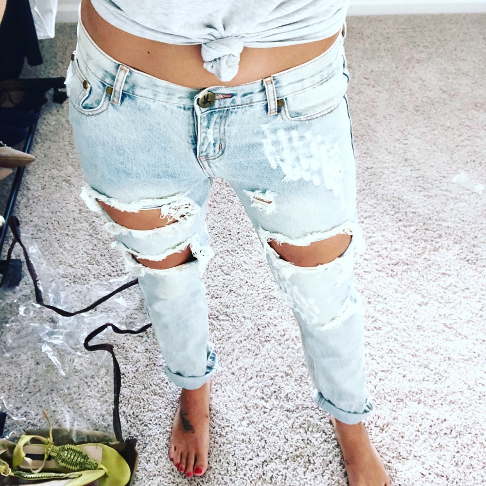 NWOT One Teaspoon Boyfriend Jeans size 26 - Picture 2 of 6